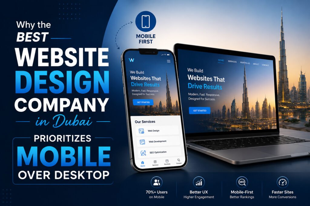 Why the Best Website Design Company in Dubai Prioritizes Mobile Over Desktop
