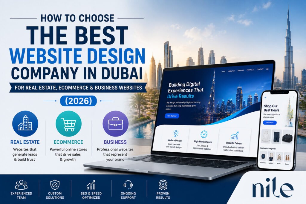 How to Choose the Best Website Design Company in Dubai for Real Estate, eCommerce & Business Websites (2026) 1 Best Website Design Company in Dubai